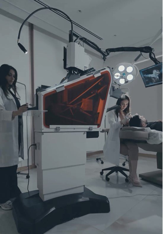 Dhi Robotic Appareil de greffe capillaire innovation de Turquie